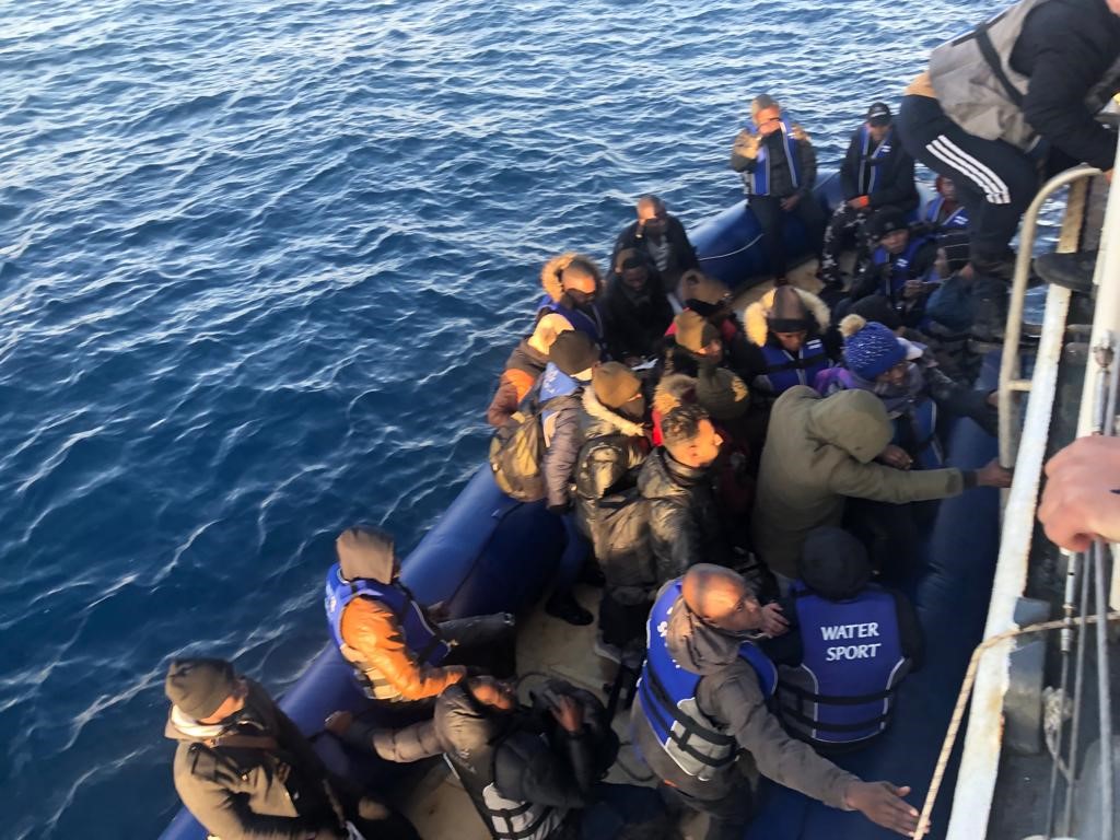 Bodrum’da 31 düzensiz göçmen kurtarıldı