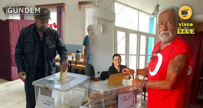Nejat İşler ve Fedon Oylarını Bodrum’da Kullandı