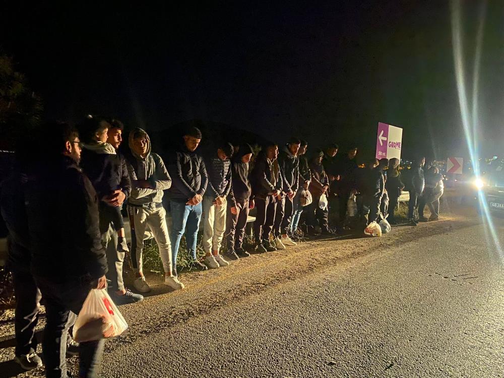 Çıkış hazırlığındaki göçmenler yakalandı