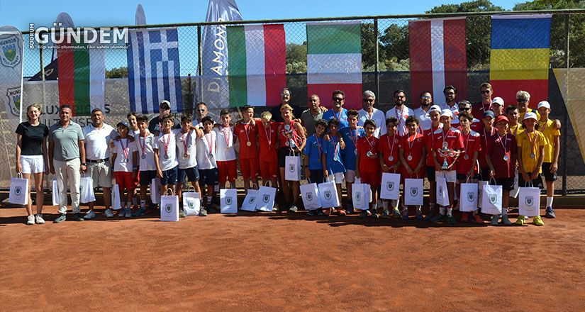 12 yaş erkek tenis Milli Takımları Bodrum’da buluştu