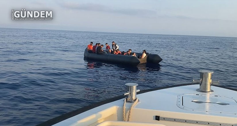 Bodrum açıklarında 42 düzensiz göçmen kurtarıldı