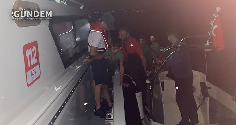 Bodrum açıklarında 51 düzensiz göçmen kurtarıldı