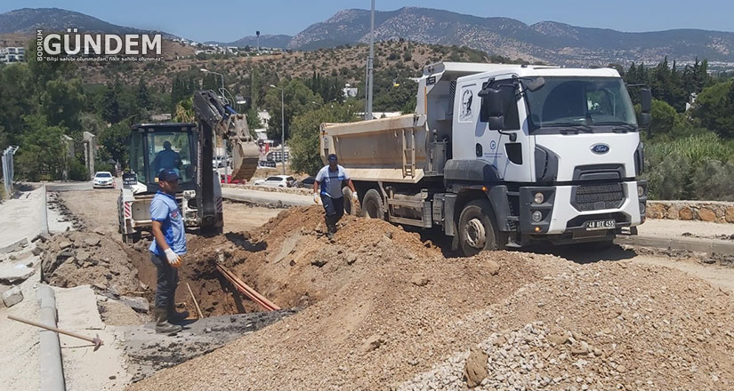 Bodrum’da DSİ Hattı Yine Patladı, MUSKİ Açıklama Yaptı