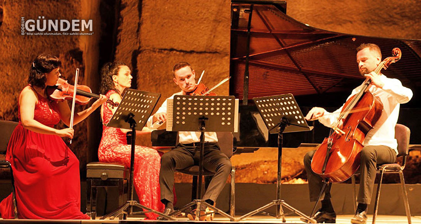 Metropolis Piano Quartet Gümüşlük’te festival sahnesindeydi