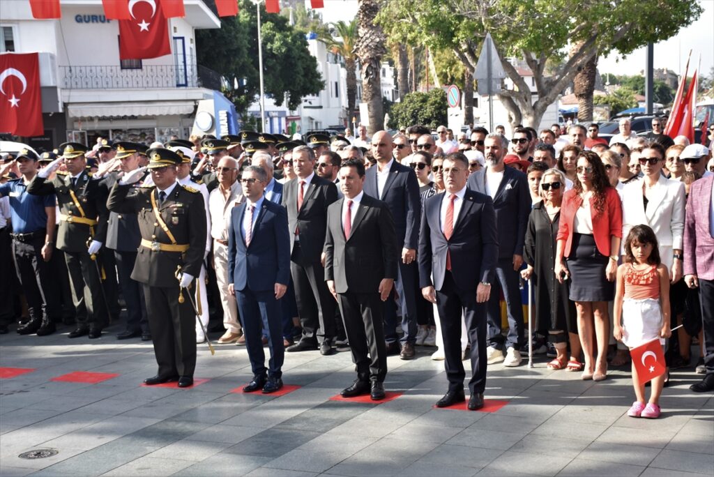 Muğla ve ilçelerinde Büyük Zafer'in 101. yılı kutlandı