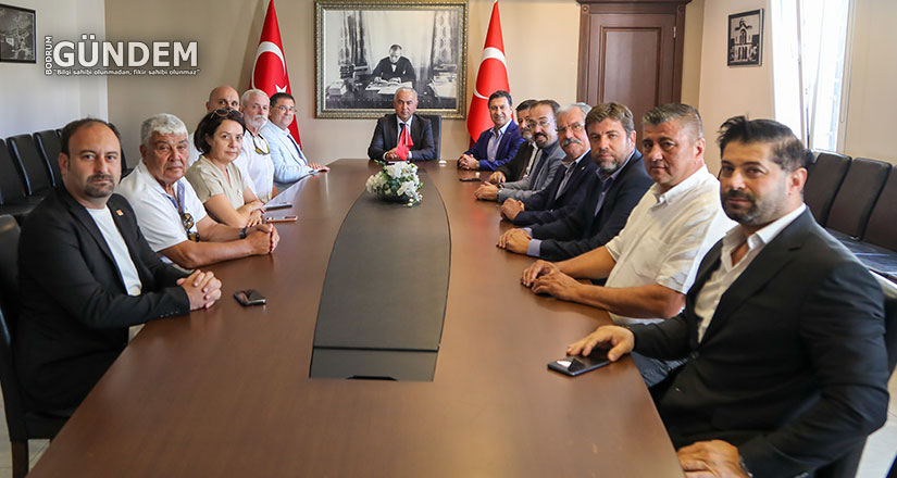 Başkanlardan Kaymakam Çit’e Ziyaret