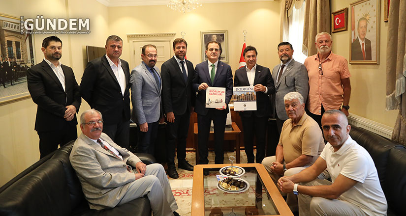Bodrum Heyeti Vali Akbıyık’ı Ziyaret Etti
