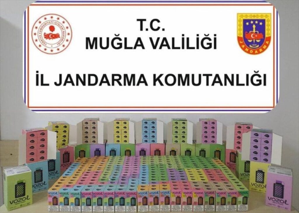 Fethiye'de kaçak elektronik sigara operasyonu