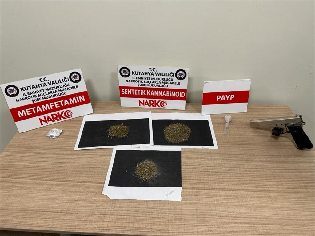 Kütahya'da uyuşturucu operasyonunda 1 kişi tutuklandı