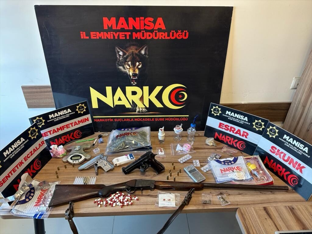 Manisa'da uyuşturucu operasyonunda 7 şüpheli tutuklandı
