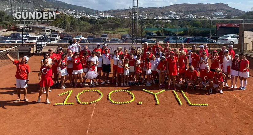Bodrum Tenisinde 100. Yıl coşkusu