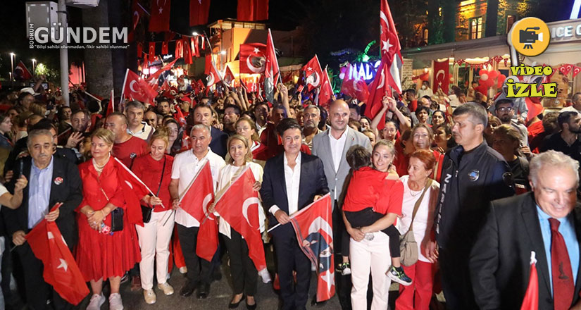Bodrum’da Halk Meydanlara Sığmadı