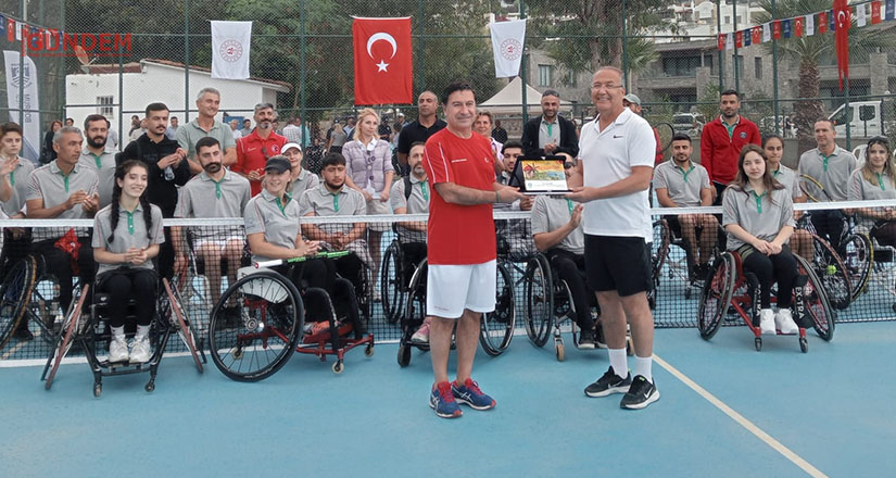 Bodrum’da Tekerlekli Sandalye 100. Yıl Tenis Turnuvası başladı