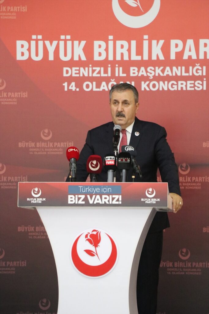 BBP Genel Başkanı Mustafa Destici, Denizli'de konuştu: