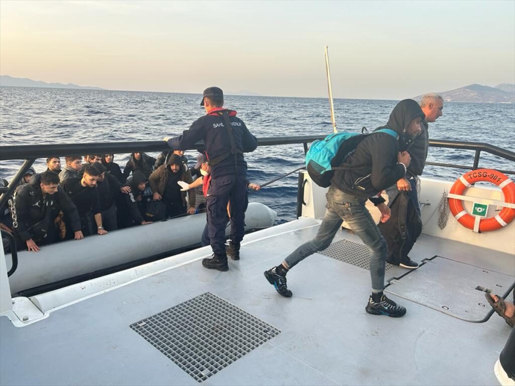 Bodrum’da 92 düzensiz göçmen yakalandı