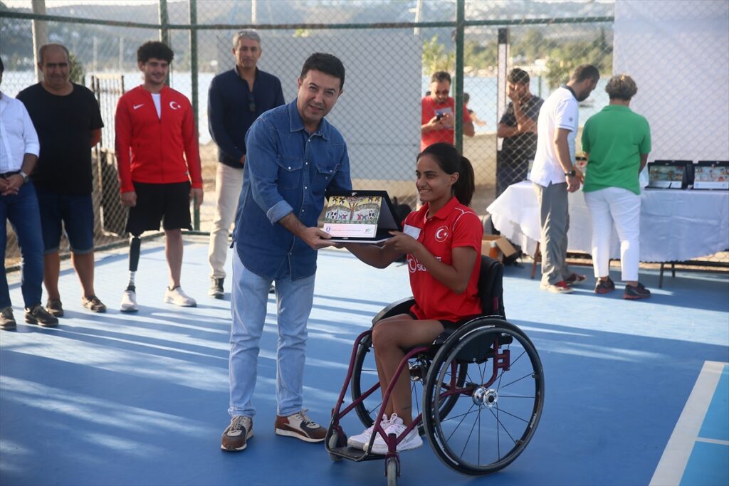 Bodrum’daki Tekerlekli Sandalye 100. Yıl Tenis Turnuvası tamamlandı