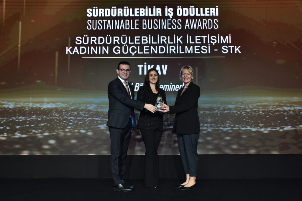 TİKAV'ın eğitim projesine “Sürdürülebilir İş Ödülleri 2023″ten ödül