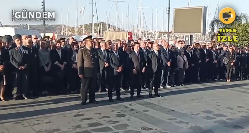 10 Kasım Atatürk’ü anma resmi töreni