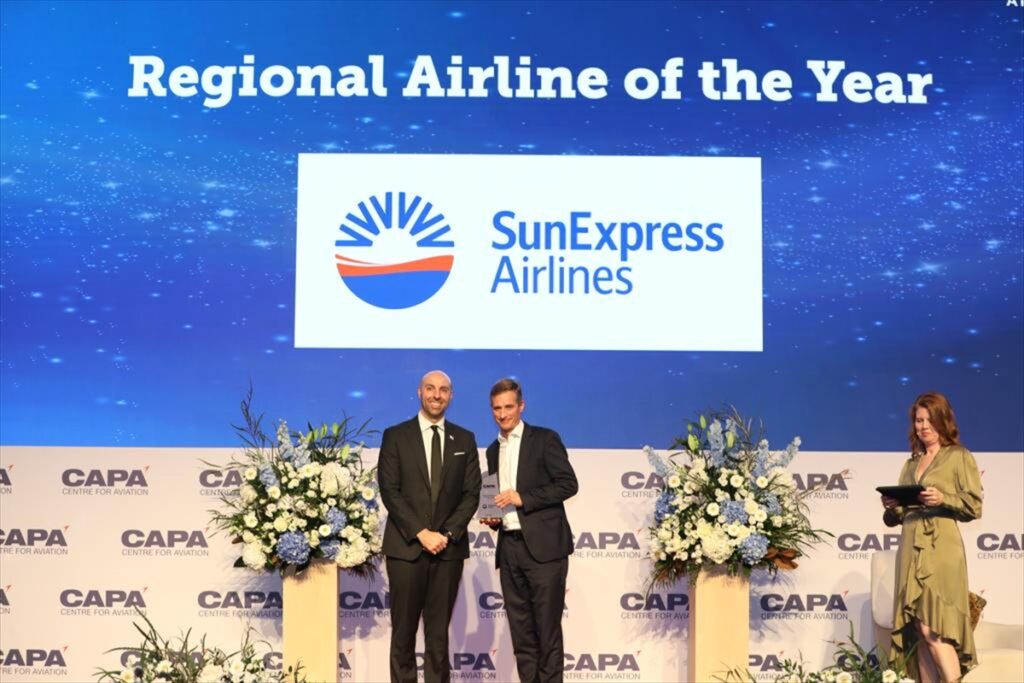 SunExpress'e “Yılın Bölgesel Hava Yolu” ödülü