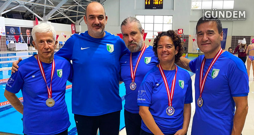 Bodrumspor Master Yüzücüleri Madalyaları Topladı