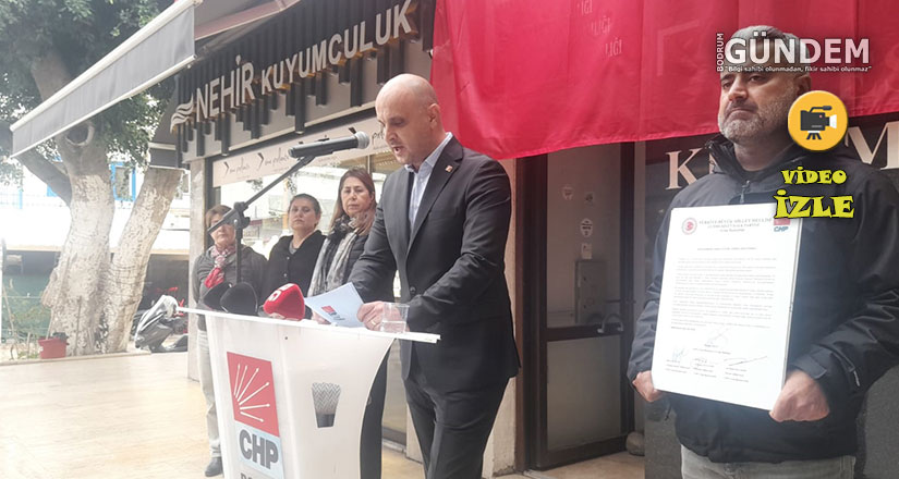 CHP Bodrum İlçe Başkanlığı Terörü kınama basın açıklaması