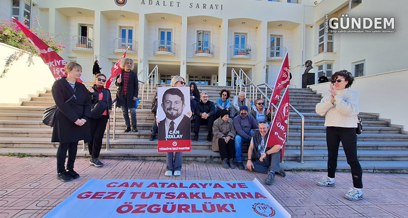 Can Atalay’a ilişkin 13. ACM’nin kararı protesto edildi