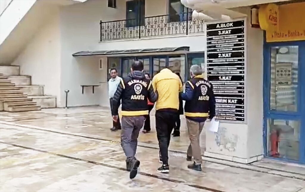 Marmaris'te 5 yıl 2 ay hapis cezası bulunan firari hükümlü yakalandı