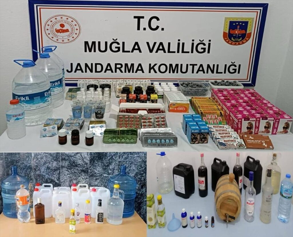 Sahte içki operasyonunda 5 şüpheli yakalandı