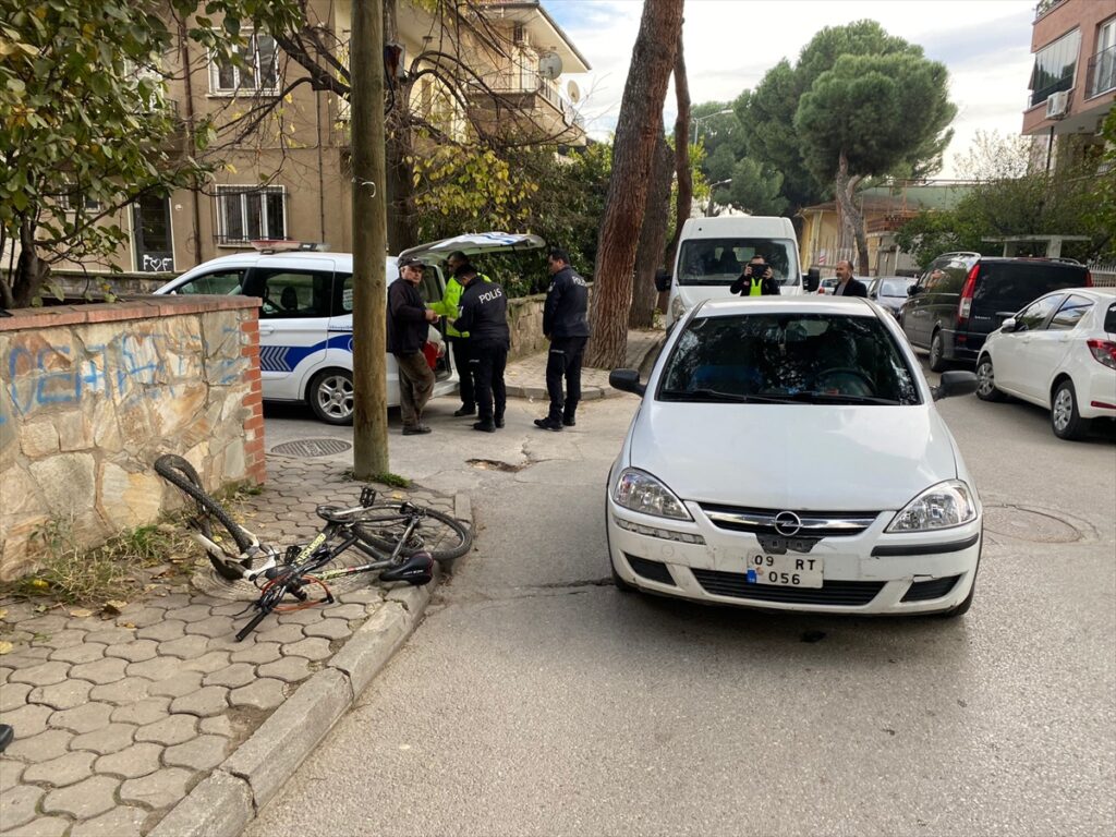 Nazilli'de otomobille çarpışan bisikletin sürücüsü yaralandı