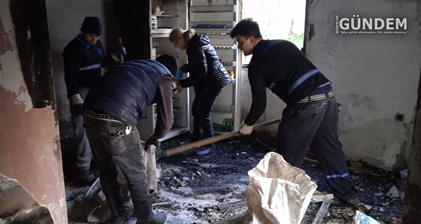 Yangın Mağdurlarına Hızlı Destek