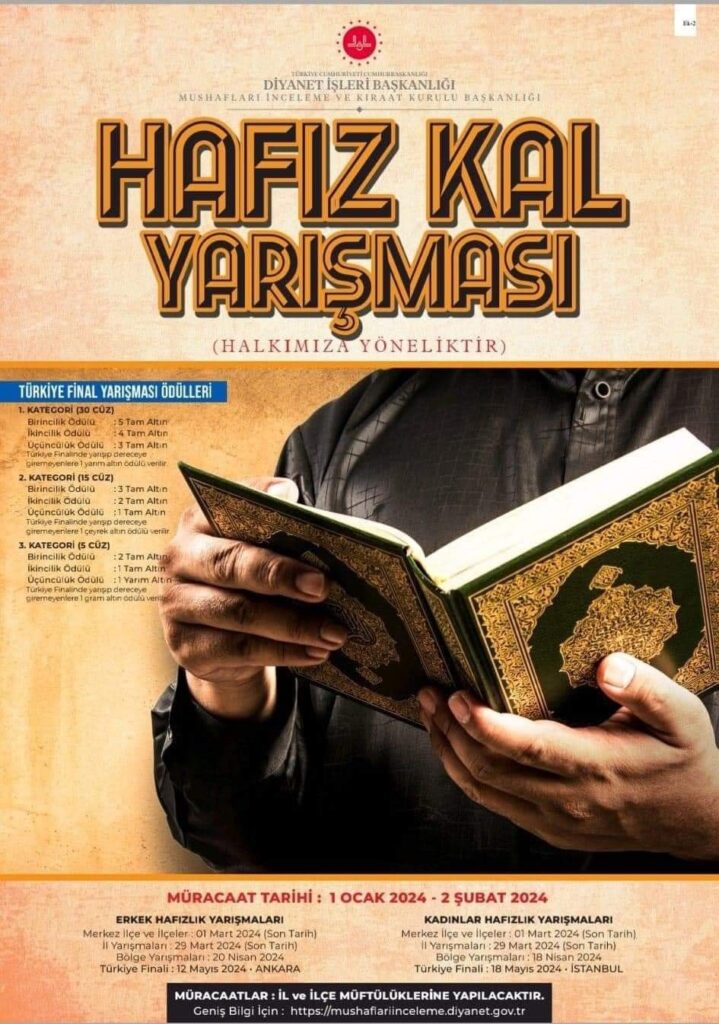 Köyceğiz’de ‘Hafız Kal’ yarışması için başvurular başladı