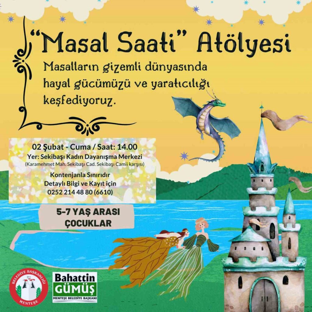 Menteşe’de çocuklar için iki etkinlik birden