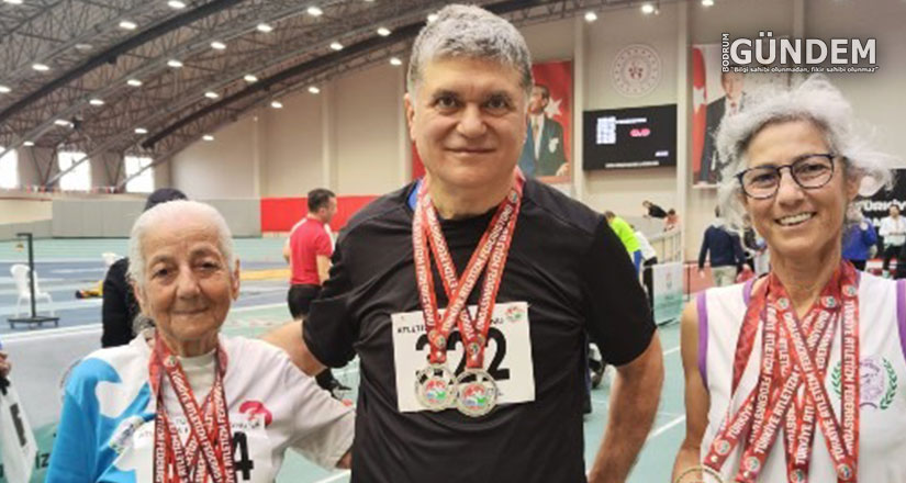 Bodrumlu master atletlerden Türkiye Şampiyonası’nda madalya yağmuru