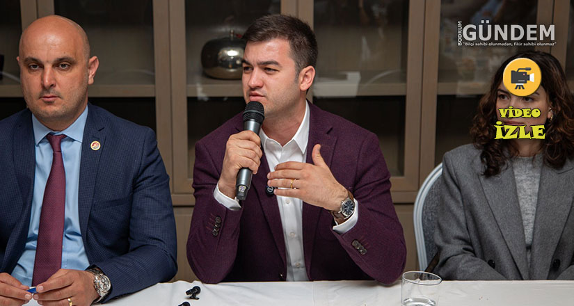 CHP Bodrum Belediye Başkan adayı Tamer Mandalinci basın buluşması