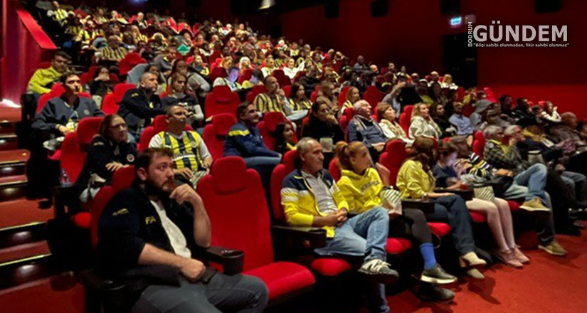 Zaferin Rengi filmi Bodrum Fenerbahçeliler Derneği tarafından yoğun ilgi gördü