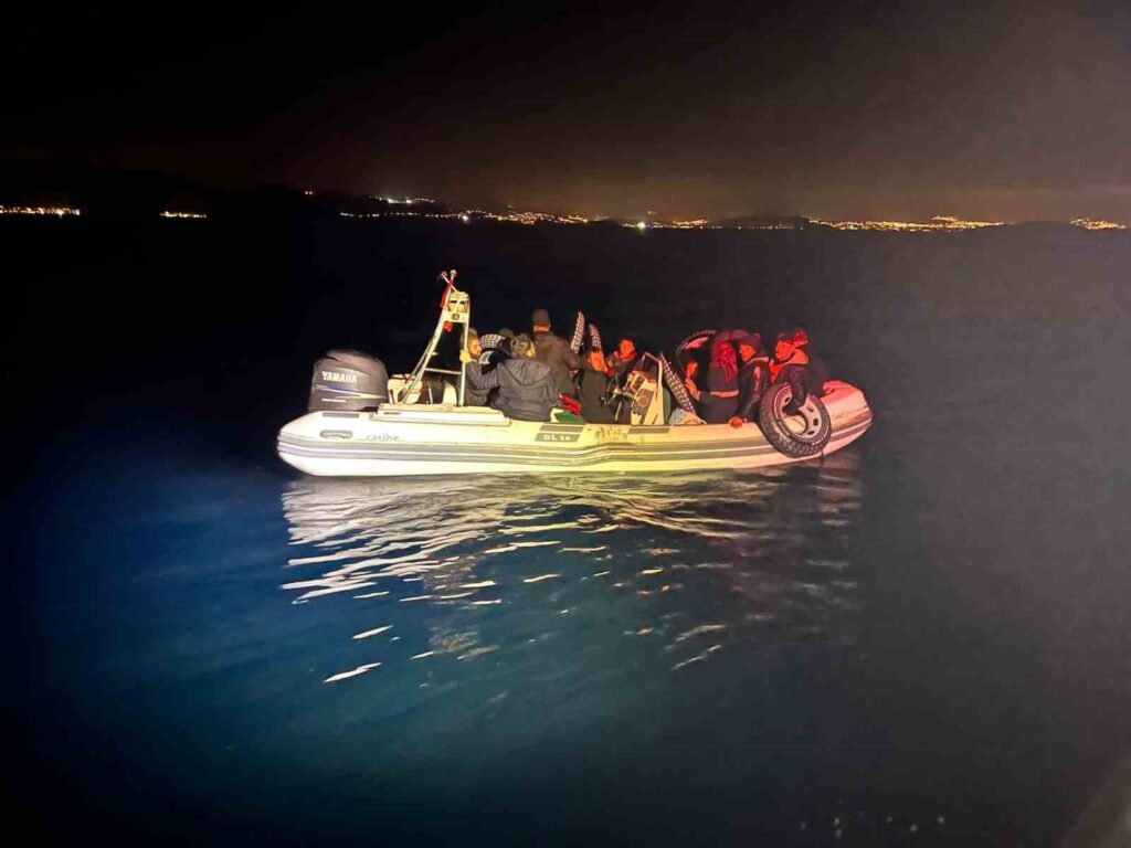 Bodrum’da 17 düzensiz göçmen yakalandı