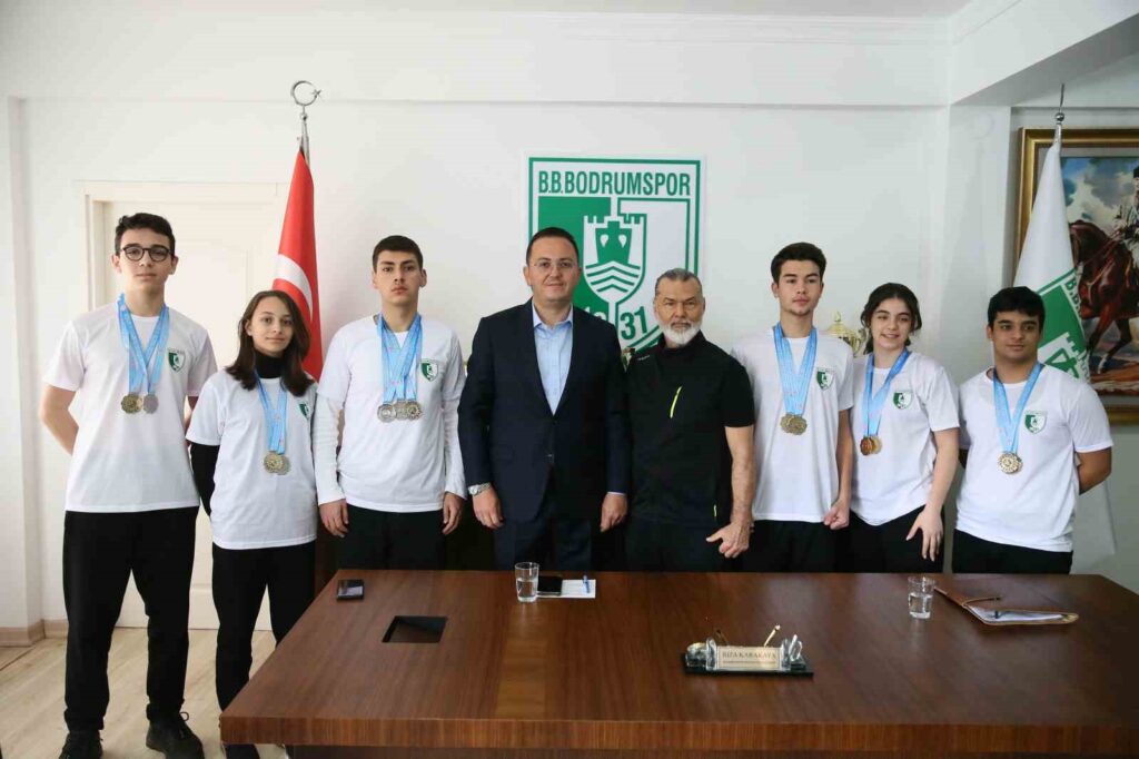 Bodrumsporlu milli sporcular, 8’i altın 14 madalyayla yuvaya döndü