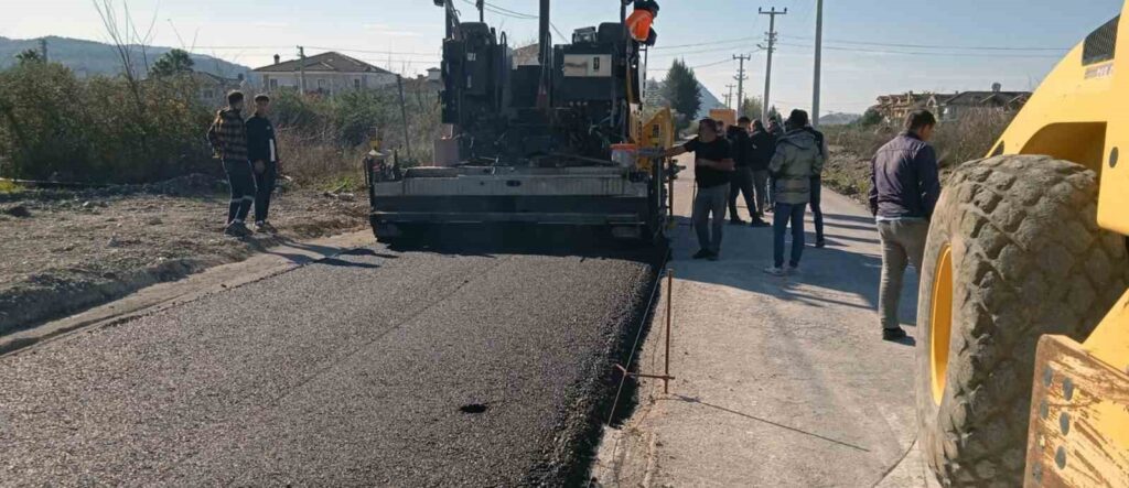 Dalaman’da sıcak asfalt çalışması tamamlandı