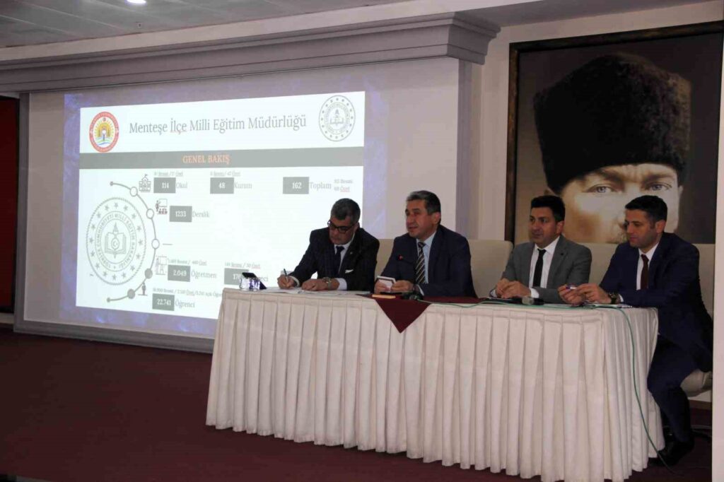 Menteşe’de okullarda 2.dönem çalışma planları toplantısı gerçekleştirildi