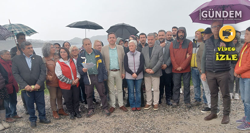 Deniz içerisine kayalar doldurularak ekolojik flora ve fauna yok edilmektedir