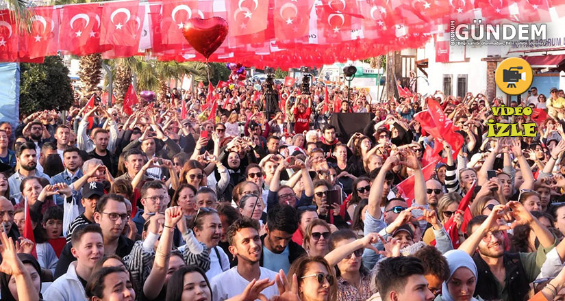 Tamer Mandalinci Bodrum Mitingi