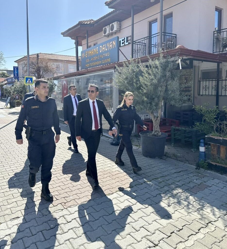 Kaymakam Aktaş, Dalyan’da yapılan çalışmaları yerinde inceledi