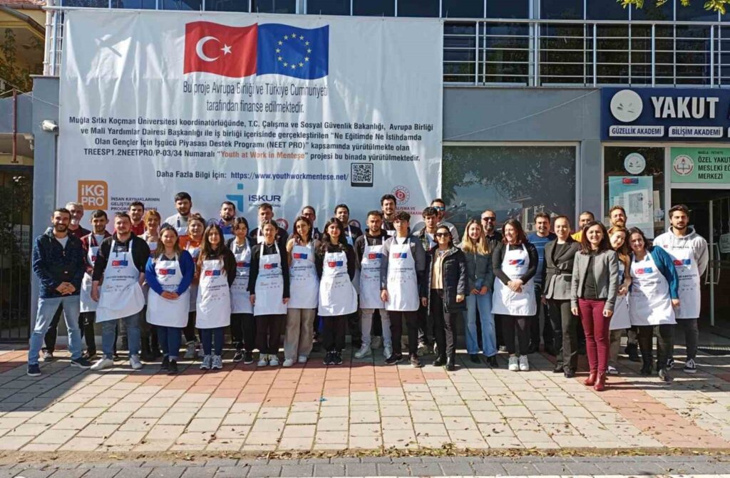 ‘Menteşe’de Gençler İşte’ projesinde mesleki ve işbaşı eğitimleri tamamlandı