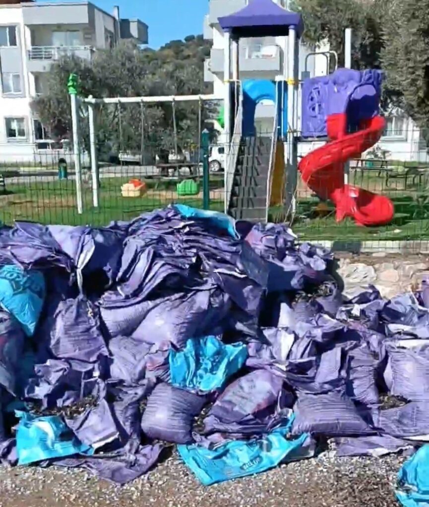 Milas’ta kömür atıkları çevreyi tehdit ediyor