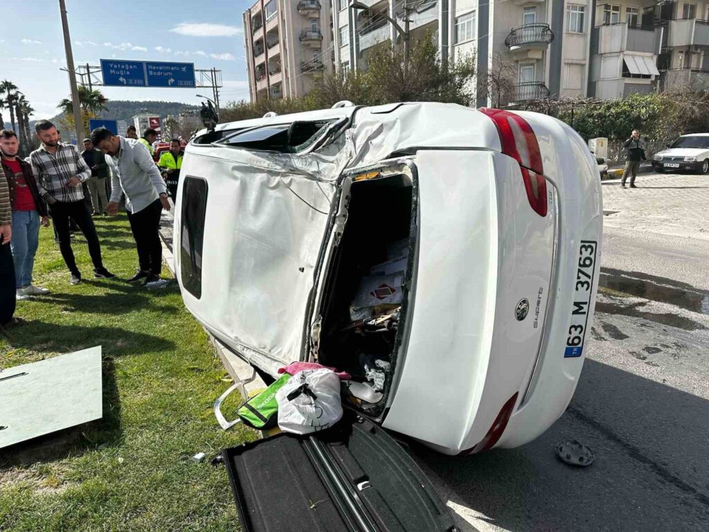 Milas’ta trafik kazası: 1 yaralı