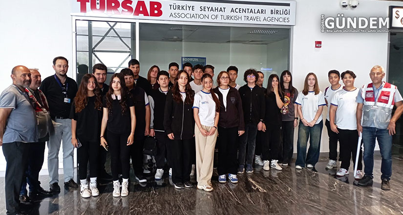 TÜRSAB Bodrum BTK’dan Öğrencilere sahada eğitim