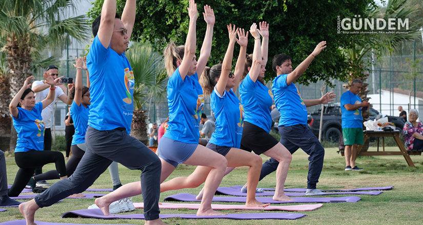 Bitez Üç Fidan Parkında Uluslararası Yoga Günü Etkinliği