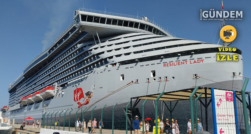 Resilient Lady 2540 yolcu ile Bodrum’a geldi
