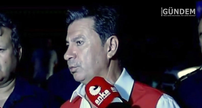 Muğla Büyükşehir Belediye Başkanı Aras: 100 hektar alan zarar gördü