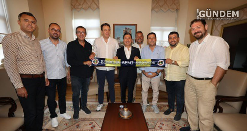 Bodrum Fenerbahçeliler Derneği’nden Başkan Aras’a ziyaret